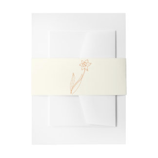 Wedding Daffodil Belly Band