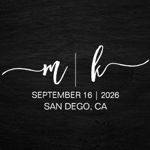 Wedding Dance Floor Circle Monogram  custom names  Decals