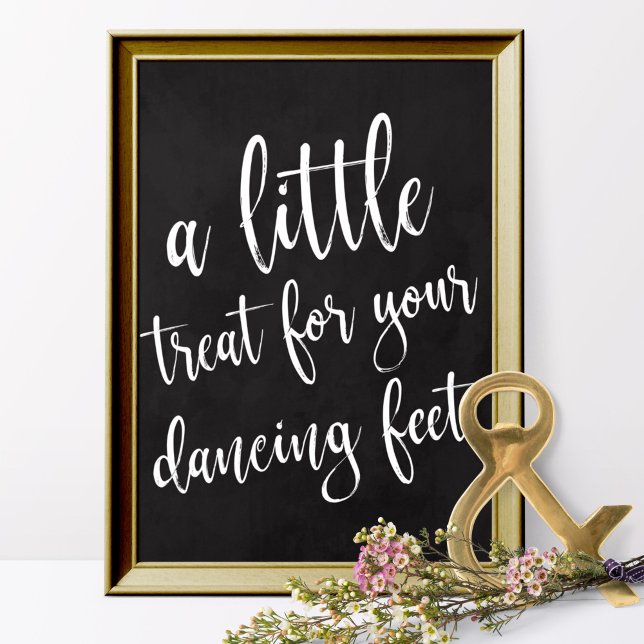 Wedding Dancing Shoes Chalkboard 8x10 Sign (Creator Uploaded)