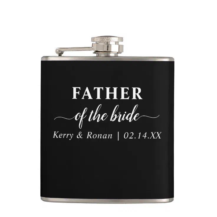 personalised MOD Hip Flask Design With Any Message supplied in gift box 