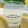 Wedding Date and Names Maid of Honor Personalized Shot Glass