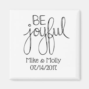 Wedding Date Favor Magnet
