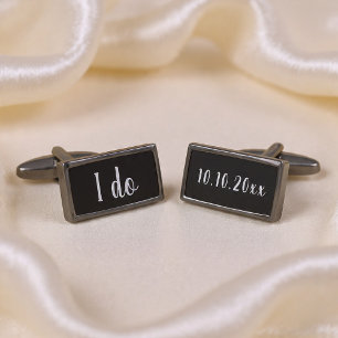 Wedding Date Personalized Cufflinks
