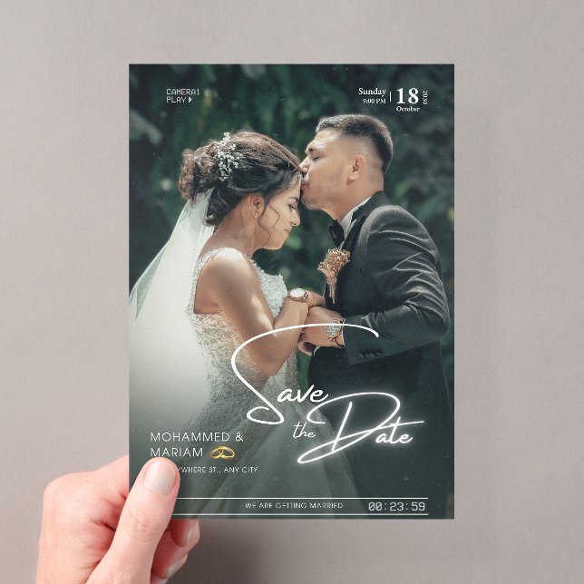 WEDDING DAY 2026 ACRYLIC INVITATIONS (Insitu (Handheld))