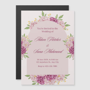 WEDDING DAY 2026 JUNE MAGNETIC INVITATION