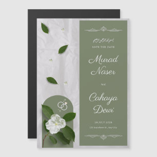 WEDDING DAY 2026 JUNE MAGNETIC INVITATION
