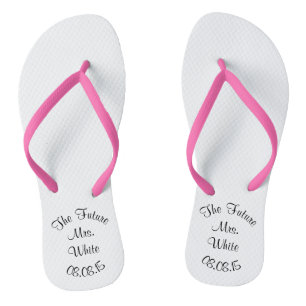 Wedding Day Bridal Flip Flops