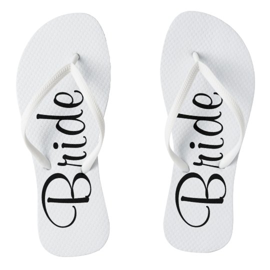 bride flip flops