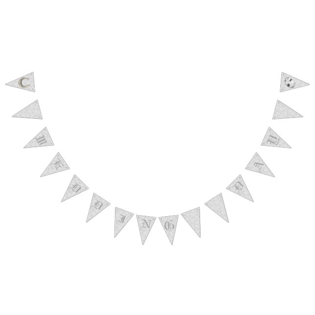 Wedding Day Bunting. Bunting Flags (All)