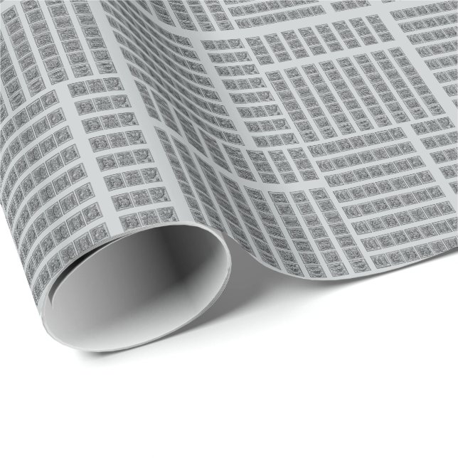 Wedding Day, Chamelot Silver-Gift Wrapping Paper (Roll Corner)