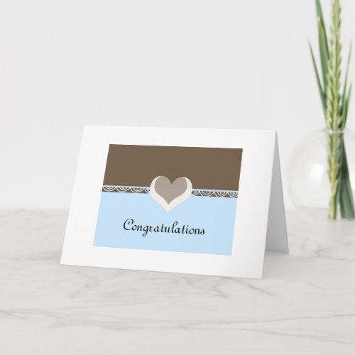 Wedding Day Congratulations Card