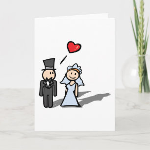 "Wedding Day" couple design Card