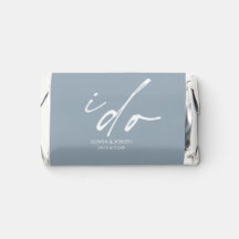 Wedding Day Elegant Script I Do 