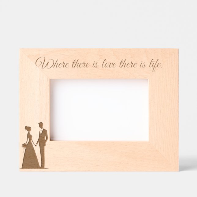 Wedding Day Engraved Frames (Front)