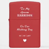Wedding Day Groom Personalized