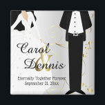 Wedding Day Keepsake  for Bride & Groom Magnet<br><div class="desc">Wedding Day Favor Magnet. A Wedding Day Keepsake from the Bride and Groom ready to personalize. If need be... you can delete all text and start fresh with your own text, color and font choices with the Zazzle design tool area. ✔Note: Not all template areas need changed. 📌If you need...</div>