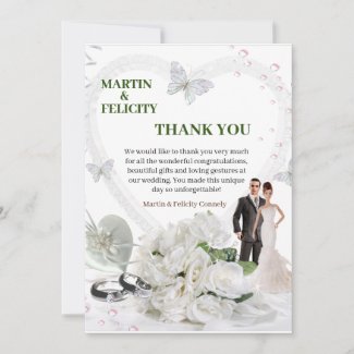 Wedding day - Martin & Felicity Thank you