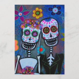 WEDDING DAY OF THE DEAD INVITATION