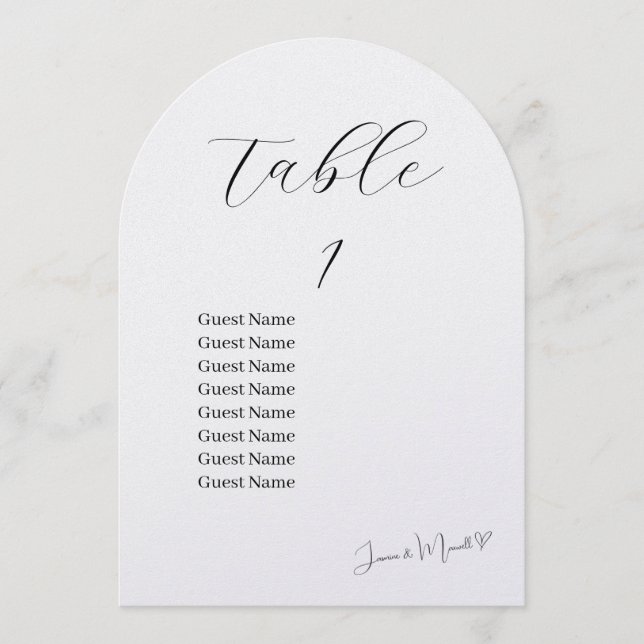Wedding Day Seating Chart  Invitation (Front)