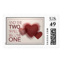 Wedding Day Stamps - Two shall become one