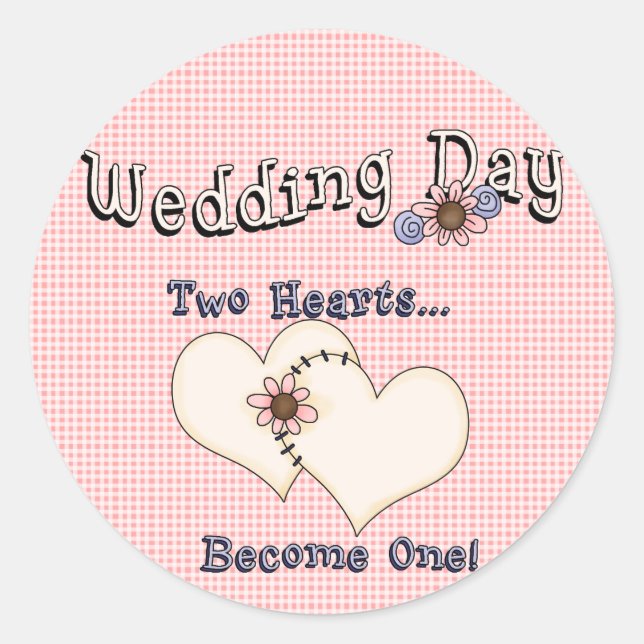 Wedding Day Sticker (Front)