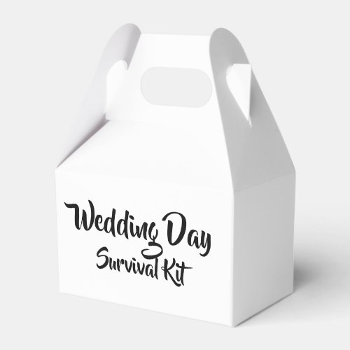 Wedding Day Survival Kit Box 