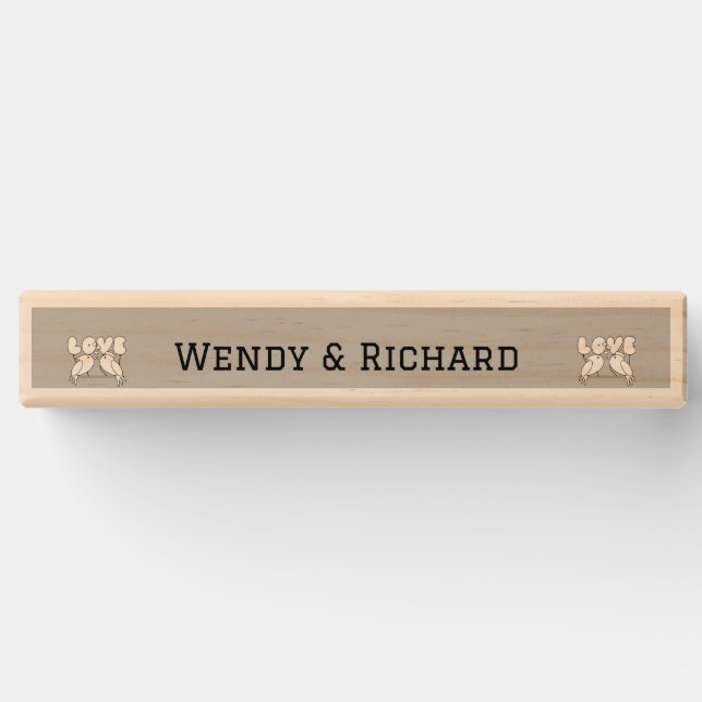 Wedding Day Topple Tower - editable names & images (Front)