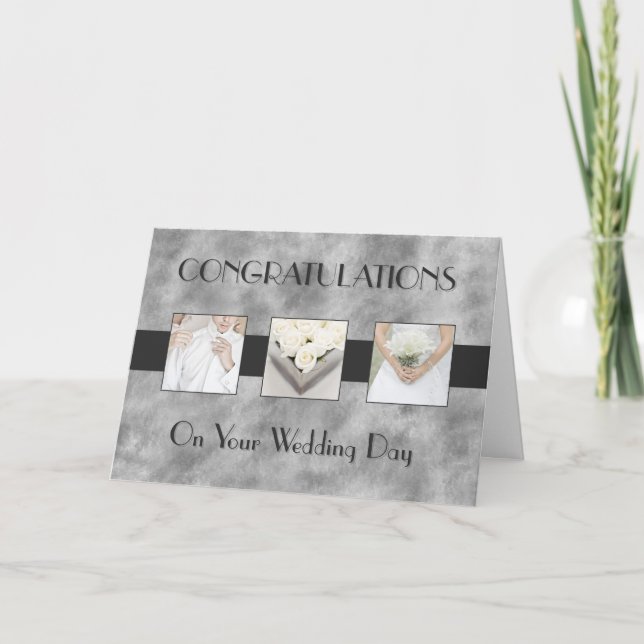 Wedding Day Triptych Card (Front)