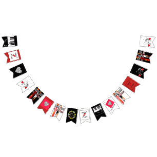 Wedding , day Valenine , love Bunting Flags