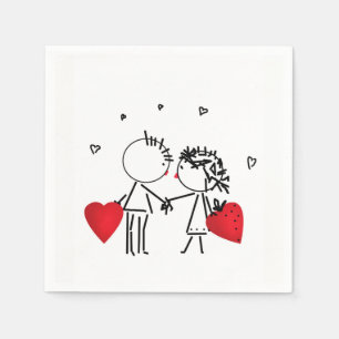 Wedding , day Valenine , love Napkins
