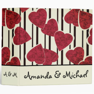 Wedding decor, Valentine's Day, love, gift 3 Ring Binder