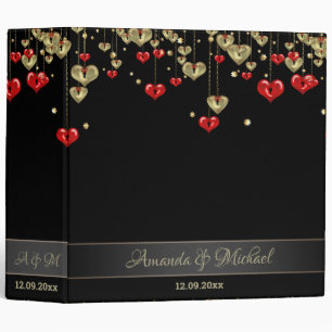 Wedding decor, Valentine's Day, love, gift 3 Ring Binder