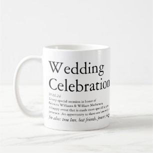 Wedding Definition party   Coffee Mug