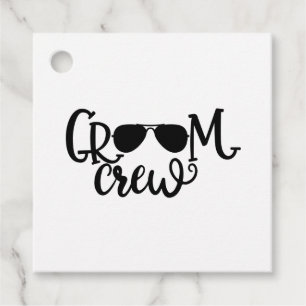 Wedding Design Groom Crew Favor Tags