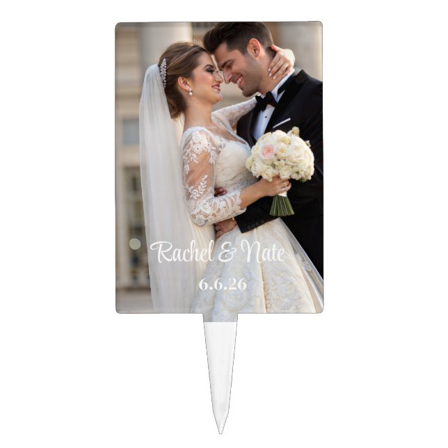 Wedding Dessert Topper (Front)