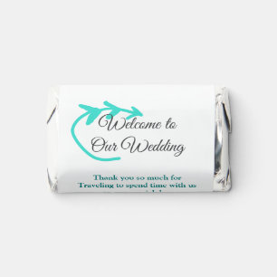Wedding Destination celebration welcome travel  Hershey's Miniatures