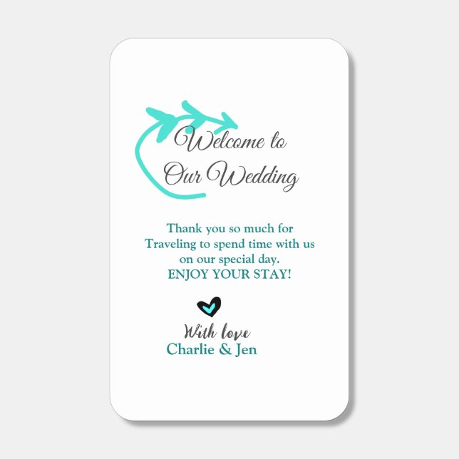 Wedding Destination celebration welcome travel  Matchboxes (Front)