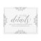 Wedding Details Card / Info Card | Nadine (Gray)