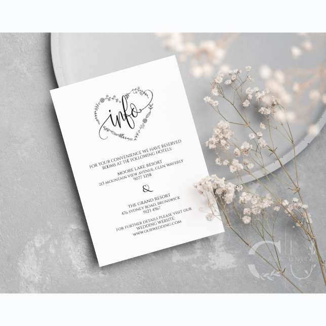 Wedding Details Enclosure Card  (Creator Uploaded)