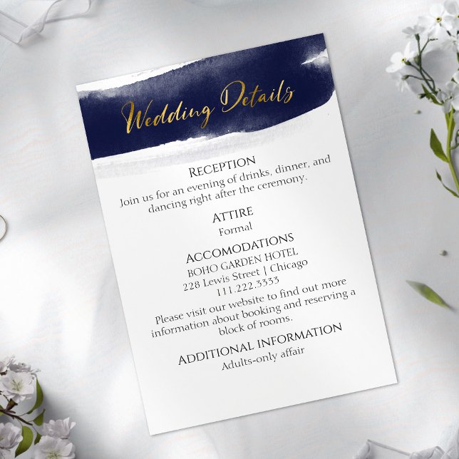 Wedding Details | RSVP | QR Code Enclosure Card (Creator Uploaded)