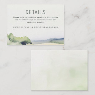 Wedding Details Small Enclosure Card