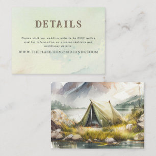 Wedding Details Small Enclosure Card