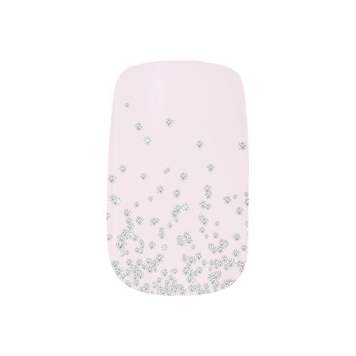 Wedding Diamond Confetti Glitter Ombre Minx Nail Art