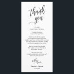 Wedding Dinner, Place Setting Thank You Cards<br><div class="desc">This is the Modern classy Black, Dinner Place Setting Thank You Cards. Share the love and show your appreciation to your guests, when they sit down at their seat and read this personalised charming thank you place setting card. It's a wonderful way to kick off your special day celebration! Please...</div>