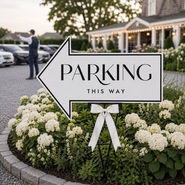 Wedding Directional Arrow Yard Sign Parking  (Creator Uploaded)
