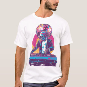 Wedding DJ Skull � Funny Formal Party Skeleton T-Shirt