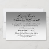 Wedding - Doing it in Las Vegas red Invitation (Back)