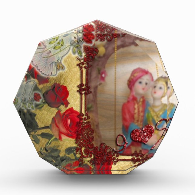 Wedding Doll Portrait Graphic Art Print Award (Front)