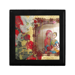 Wedding Doll Portrait Graphic Art Print Gift Box