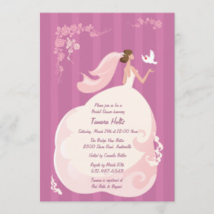 Wedding Dove Bridal Shower Invitation